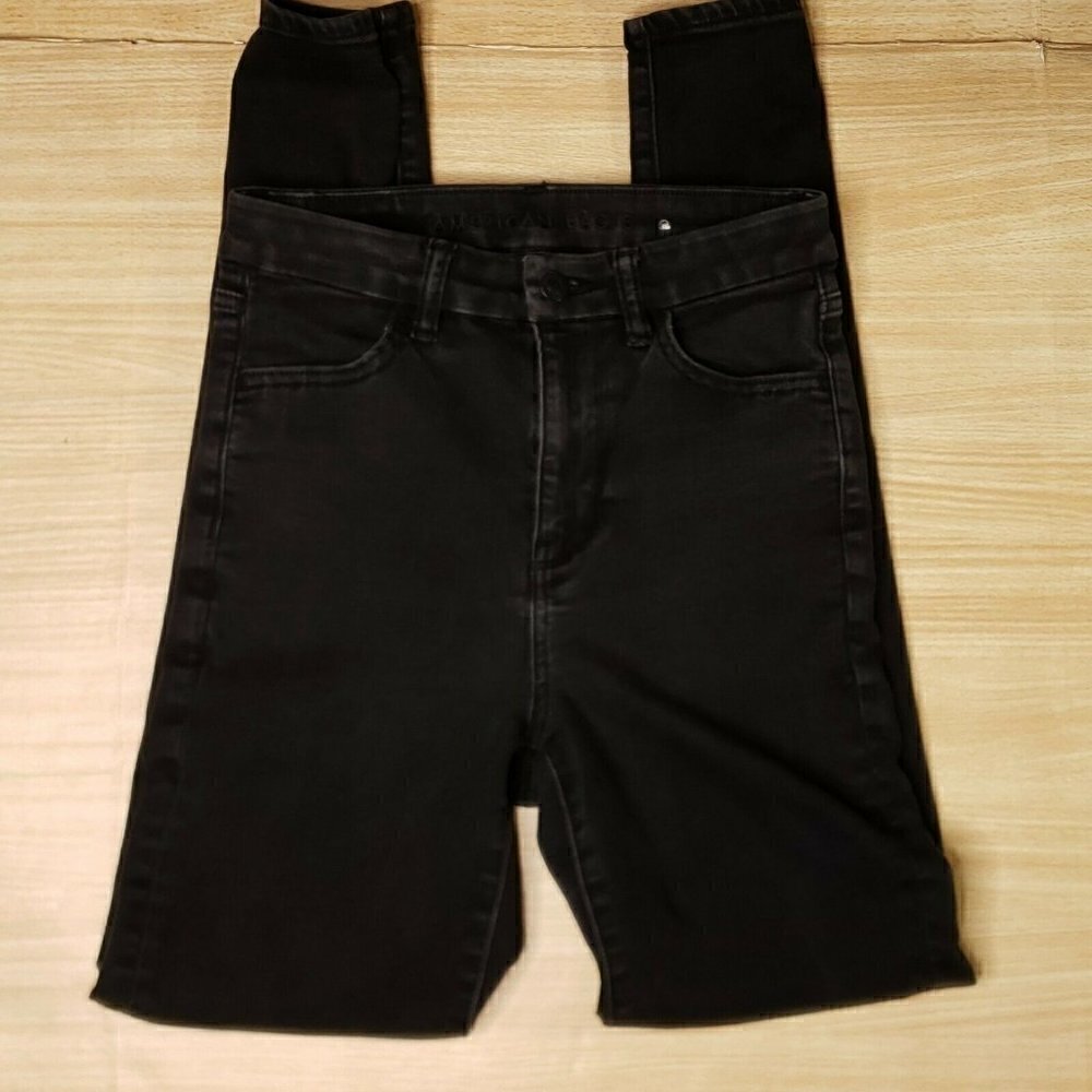 American Eagle Next Level Stretch Womens Black Dis